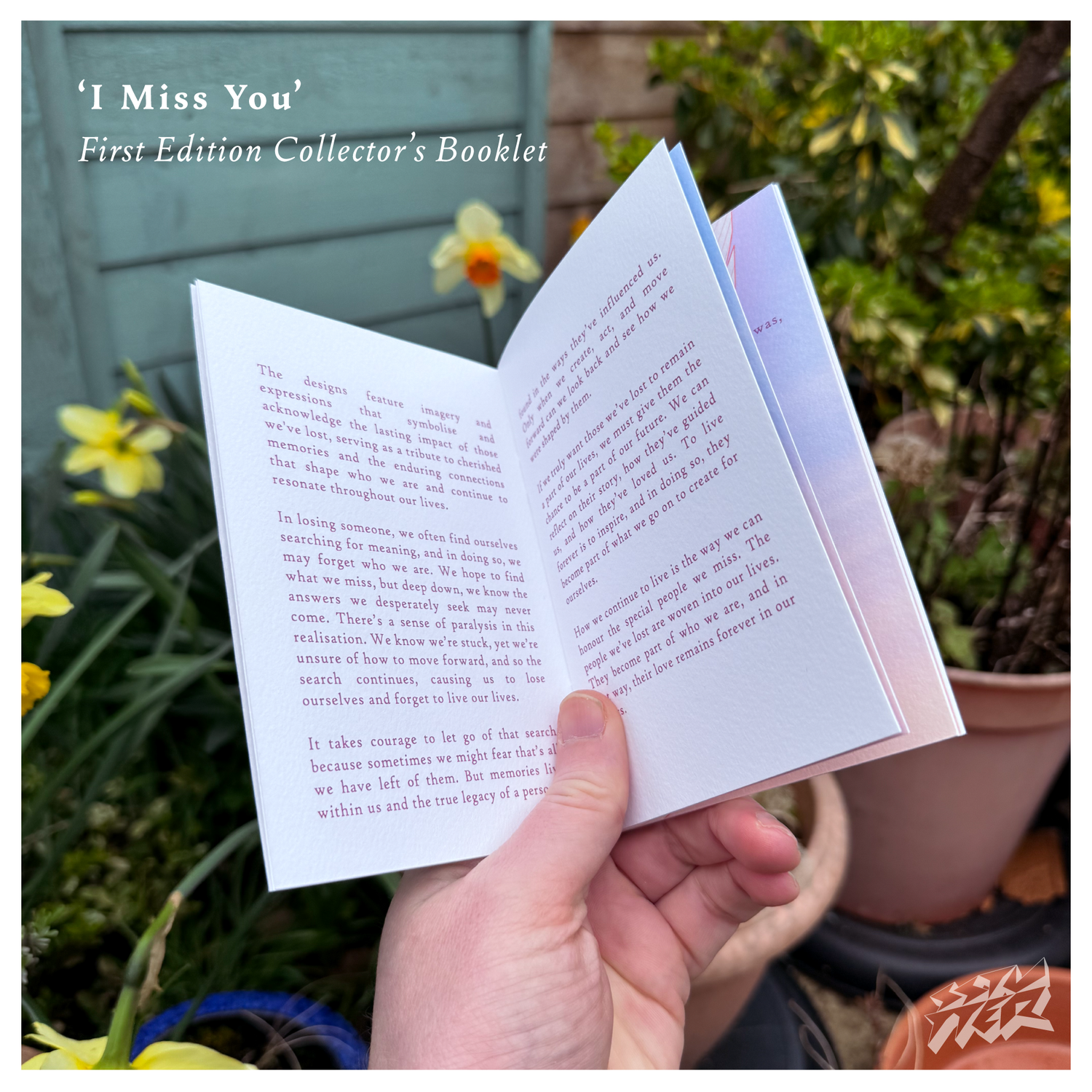 ‘You Are Woven Into My Heart’ Pendant - Midnight Blue