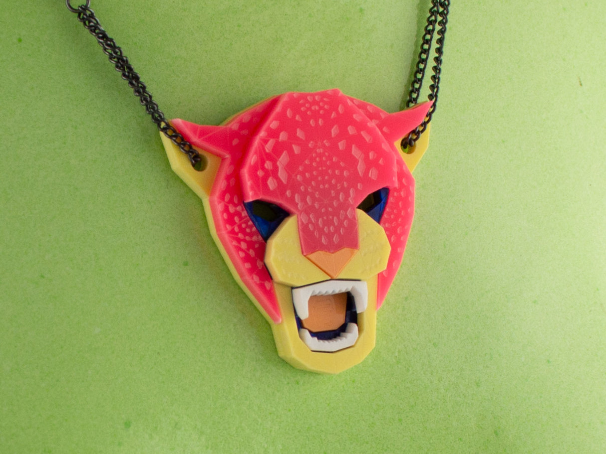 Jaguar Head Necklace - Comet