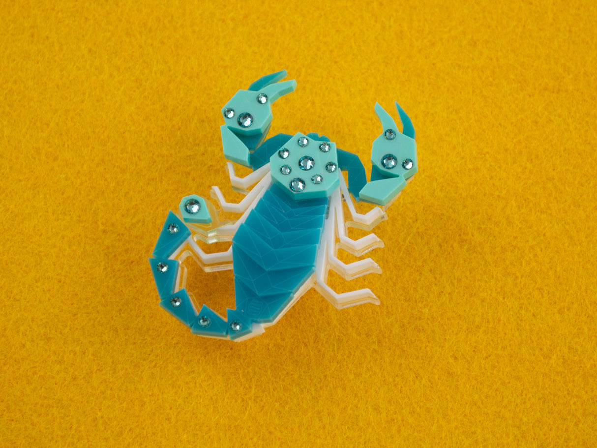 Scorpion Brooch - Marina