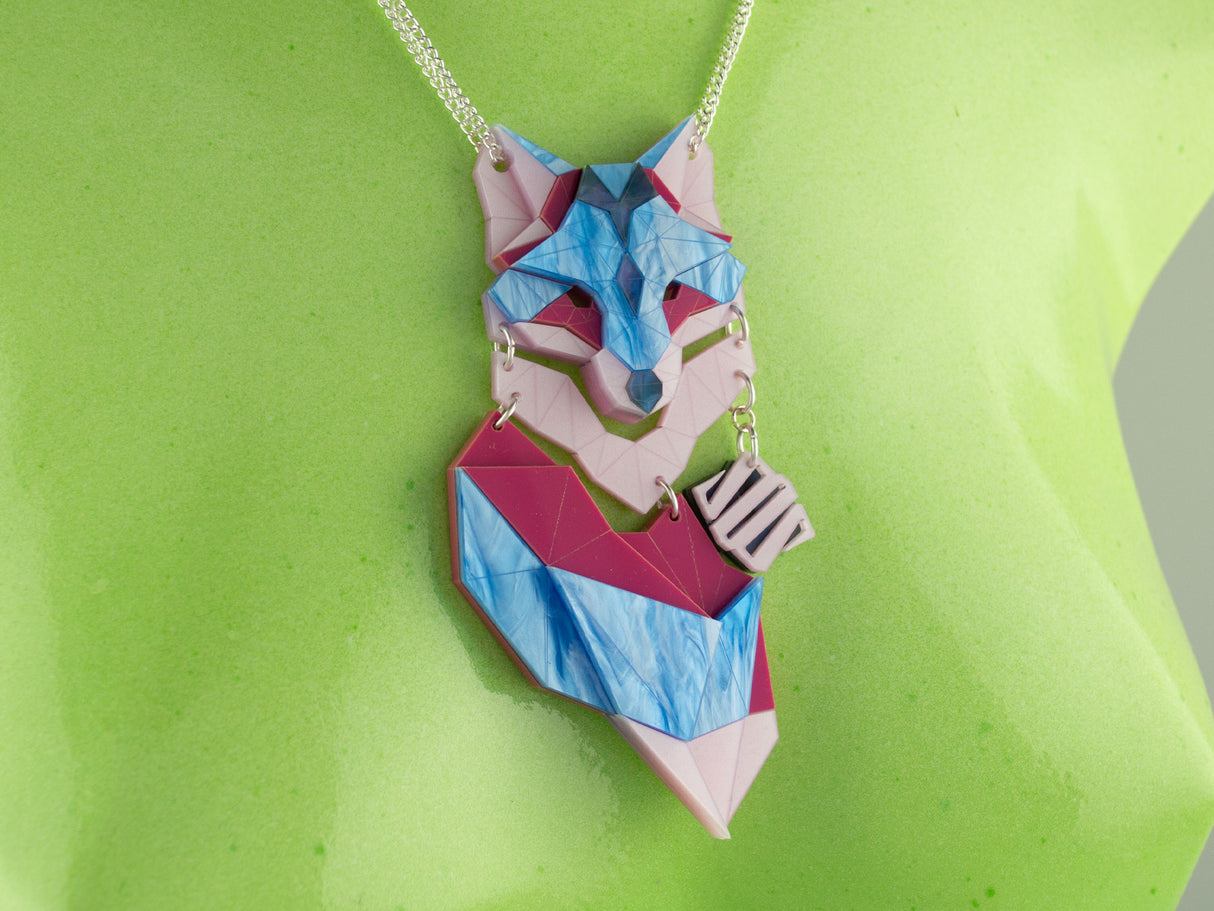 Fox Necklace - Water Lilies