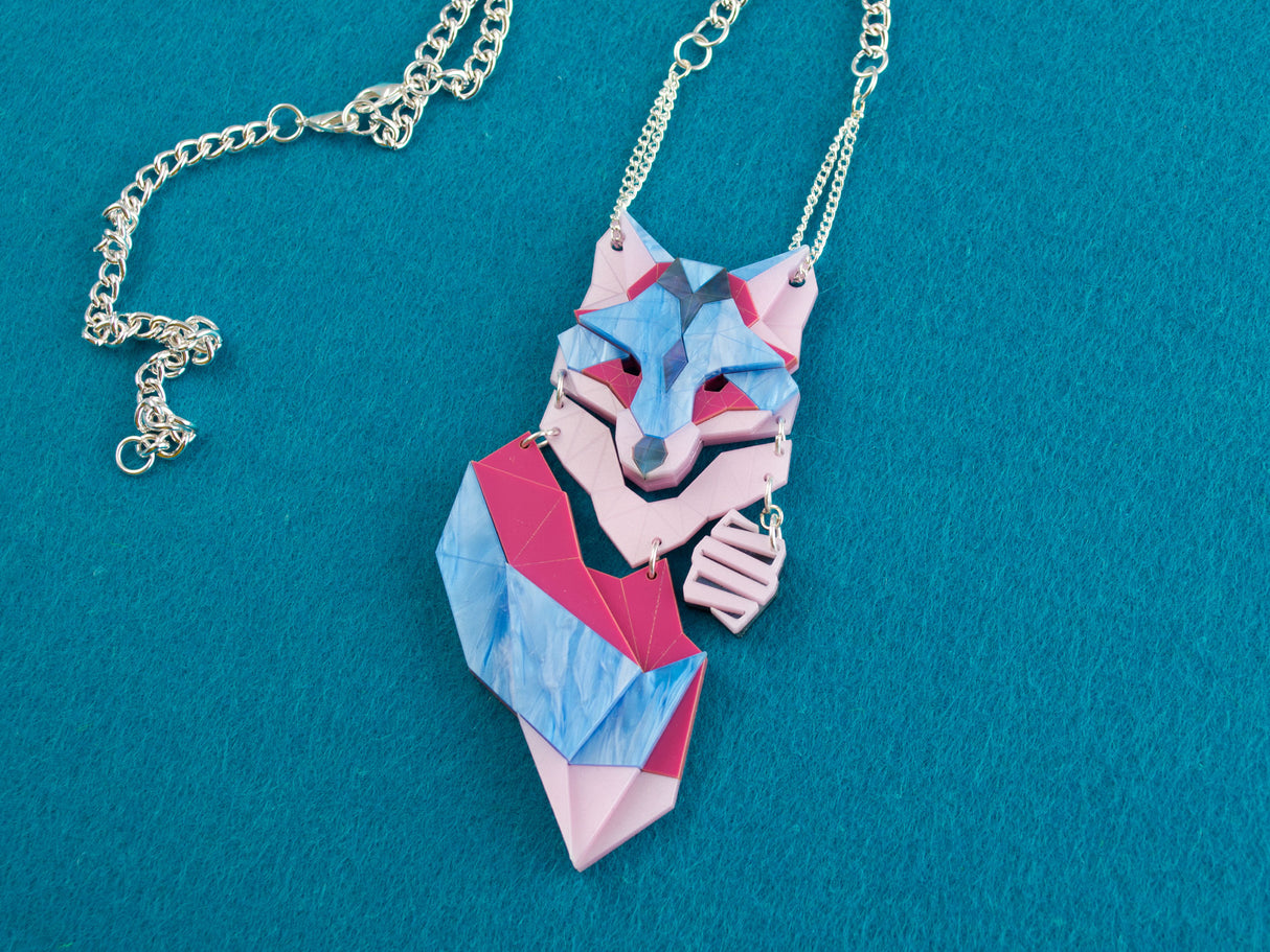 Fox Necklace - Water Lilies