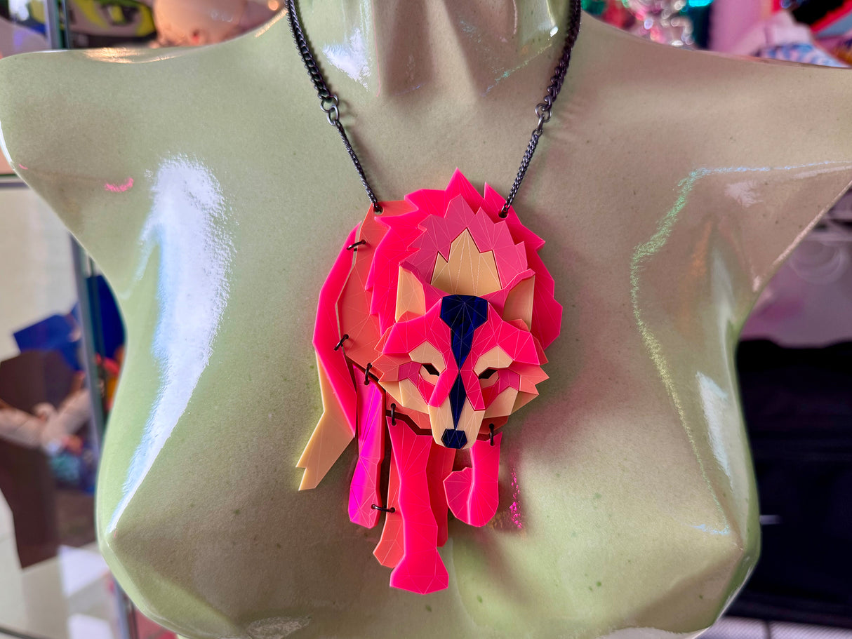 Wolf Necklace - Comet