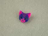 Black Cat Head Brooch - Nightcrawler