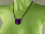 Black Cat Head Necklace - Nightcrawler