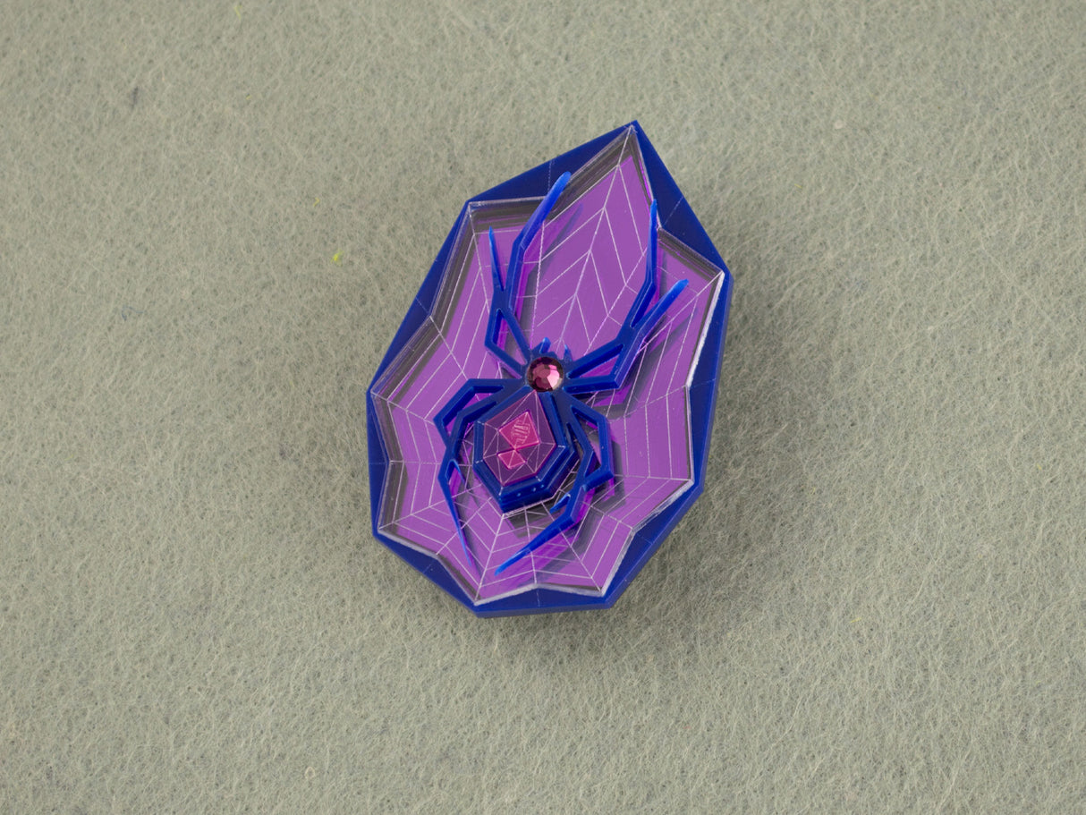 Black Widow Brooch - Nightcrawler