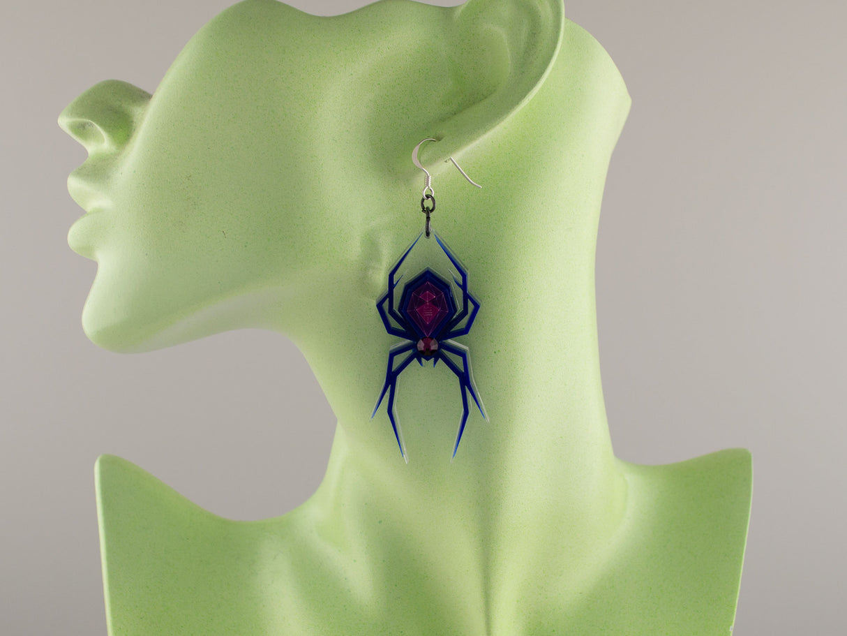 Black Widow Earrings - Nightcrawler