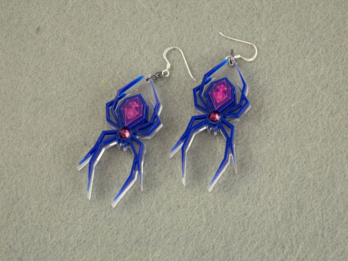 Black Widow Earrings - Nightcrawler