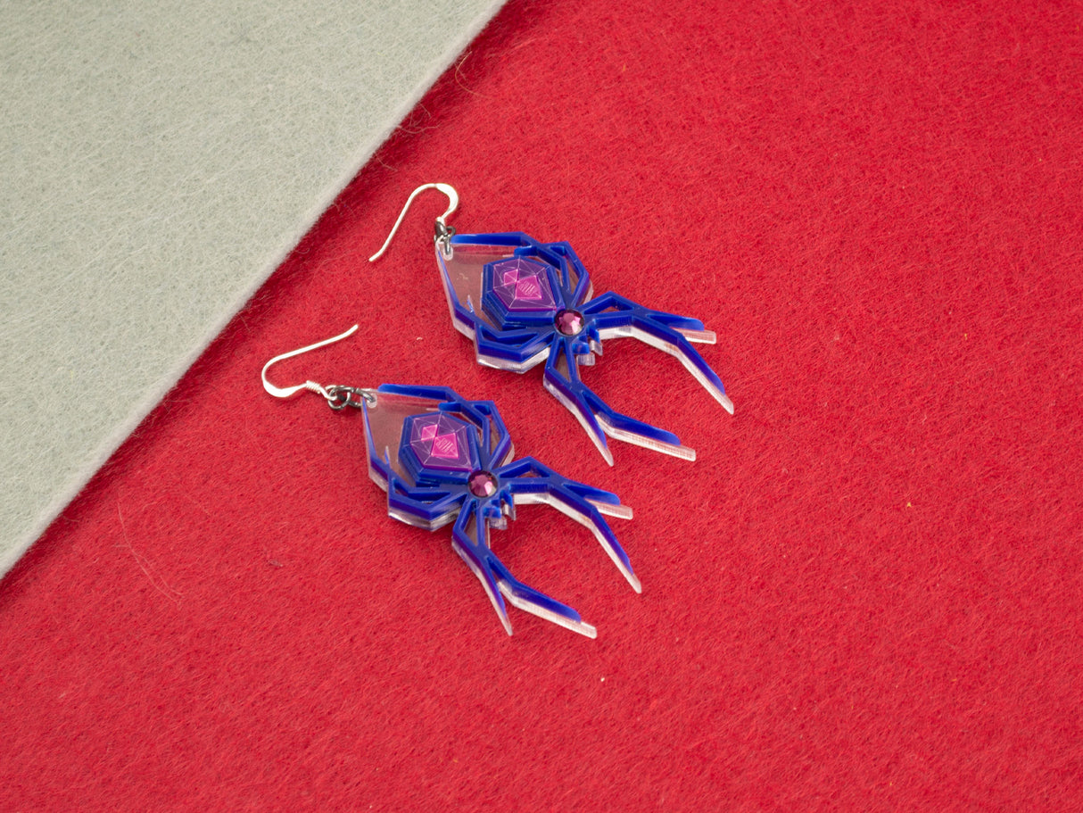 Black Widow Earrings - Nightcrawler