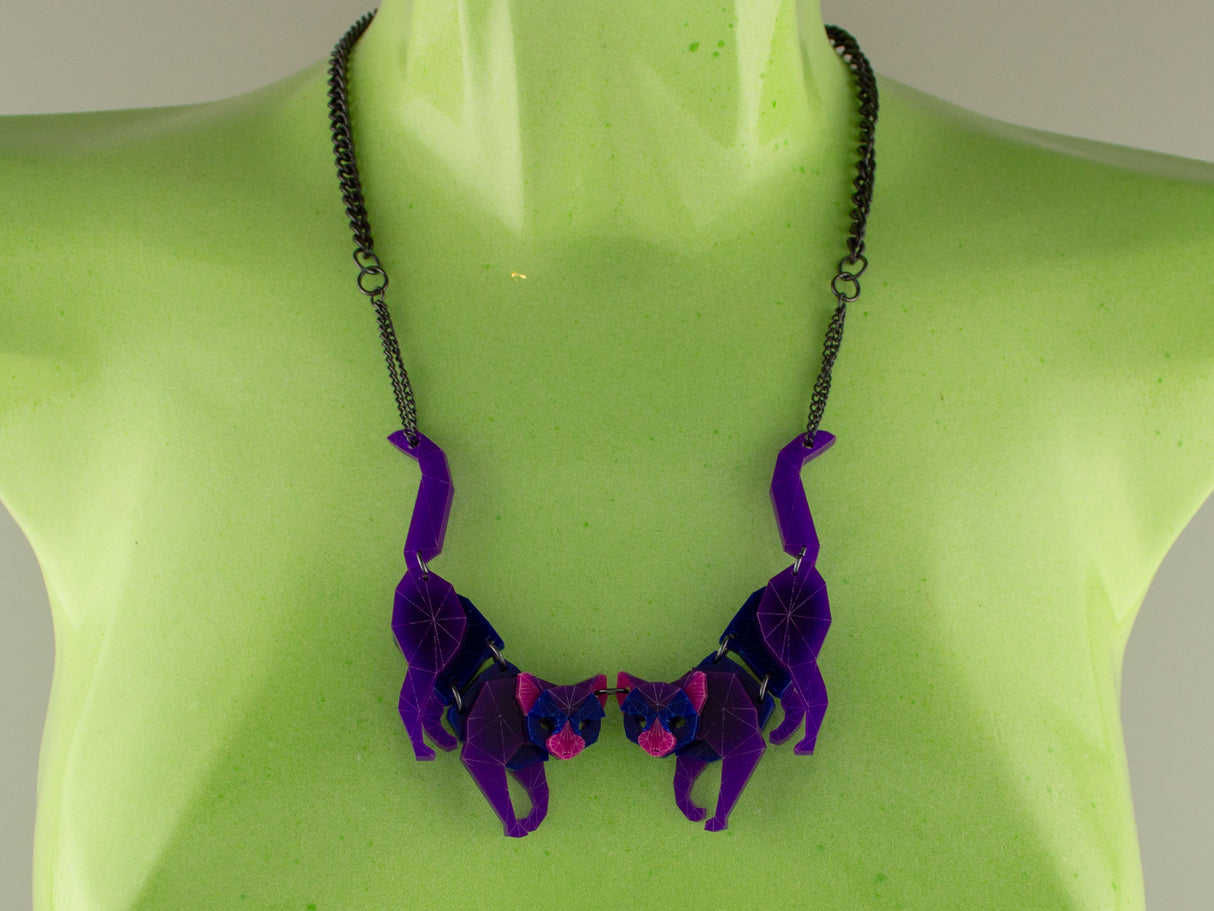 Black Cat Necklace - Nightcrawler