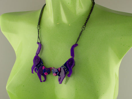 Black Cat Necklace - Nightcrawler