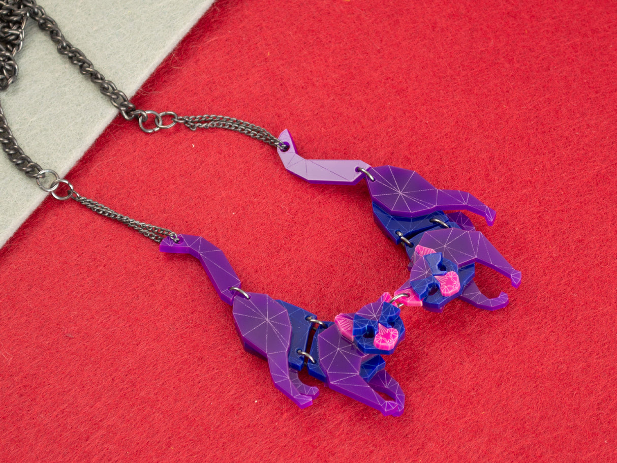 Black Cat Necklace - Nightcrawler