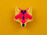 Fox Head Brooch - Comet