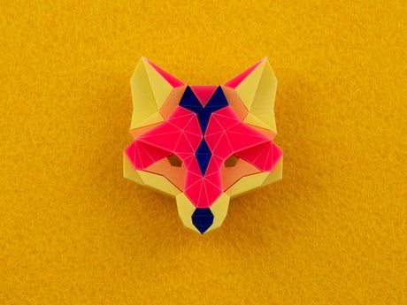 Fox Head Brooch - Comet