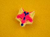 Fox Head Brooch - Comet
