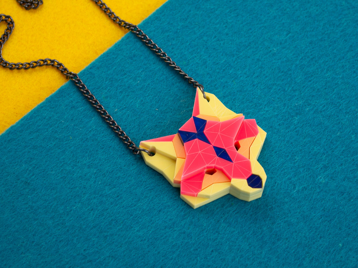 Fox Head Necklace - Comet
