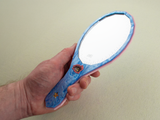 ‘I Miss You, I See You’ Hand Mirror - Sky Blue