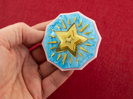 ‘You Inspire Me’ Brooch - Sky Blue