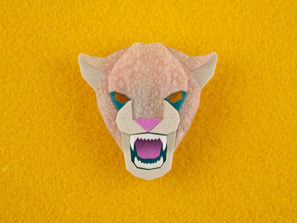 Jaguar Head Brooch - Miami Sound Machine