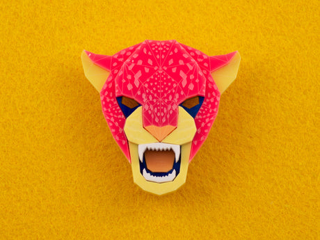 Jaguar Head Brooch - Comet