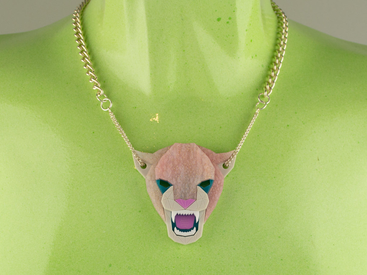 Jaguar Head Necklace - Miami Sound Machine