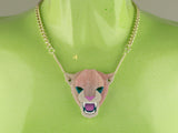Jaguar Head Necklace - Miami Sound Machine