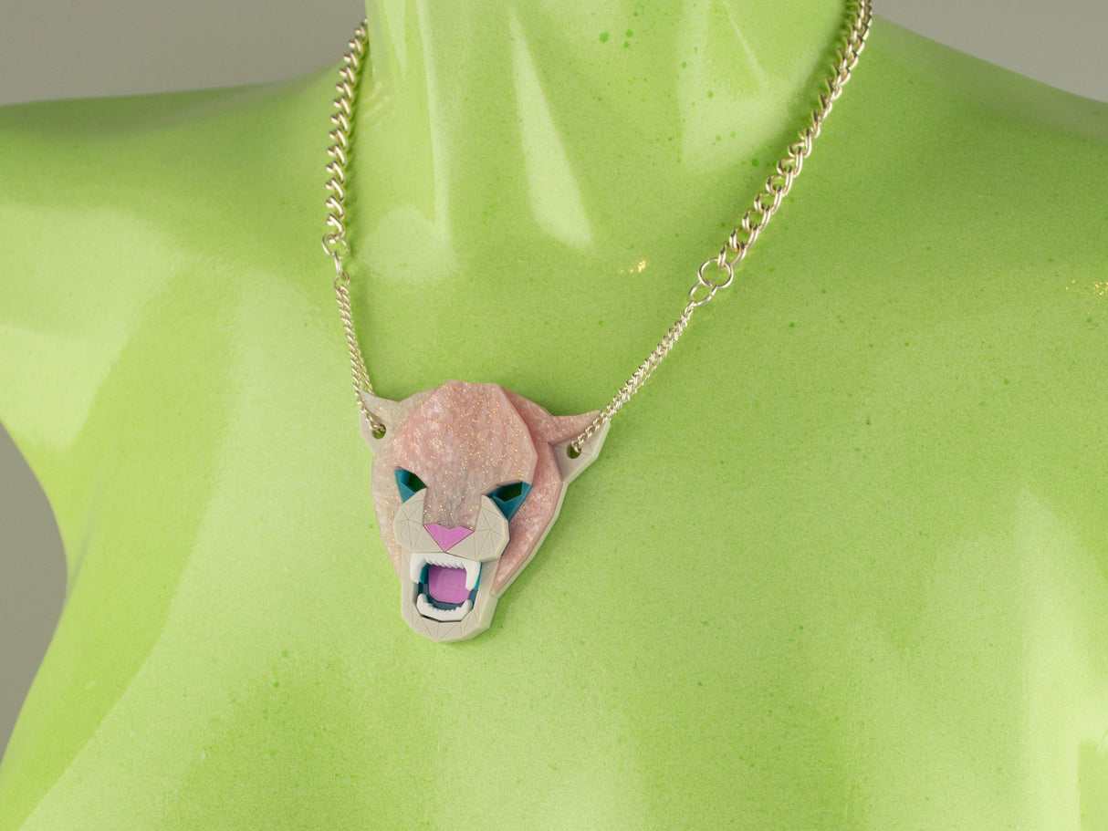 Jaguar Head Necklace - Miami Sound Machine