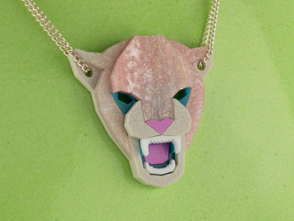Jaguar Head Necklace - Miami Sound Machine