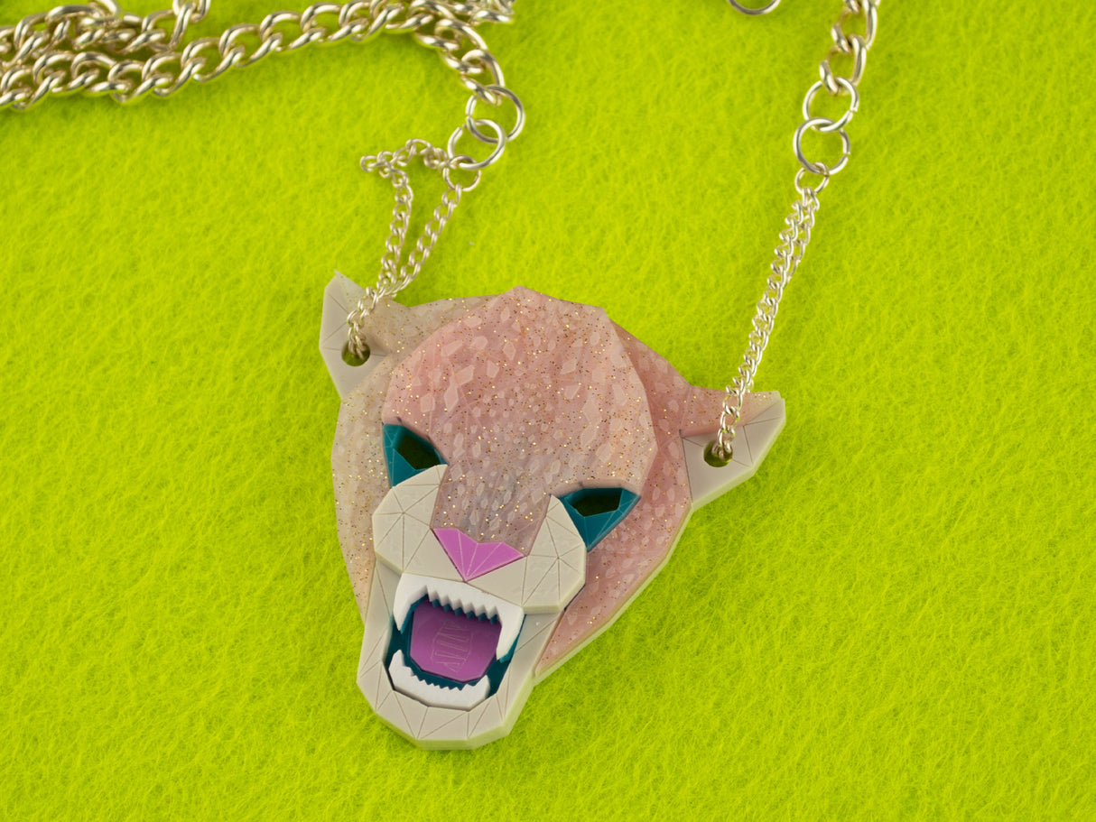 Jaguar Head Necklace - Miami Sound Machine