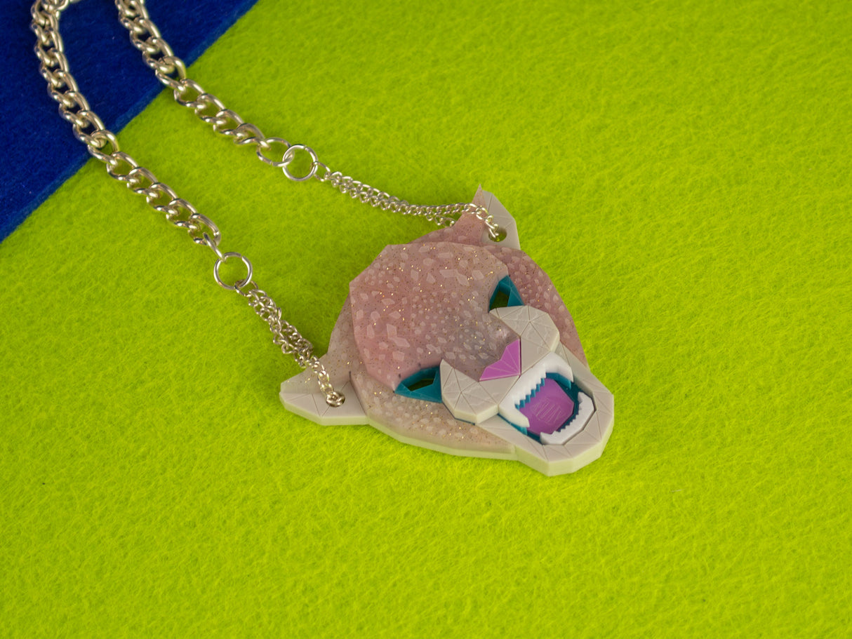 Jaguar Head Necklace - Miami Sound Machine