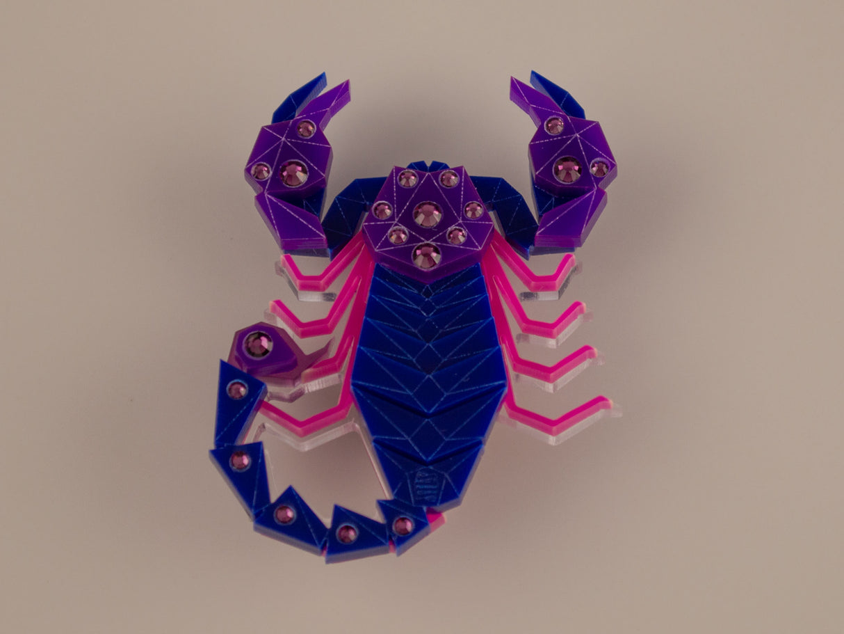 Scorpion Brooch - Nightcrawler