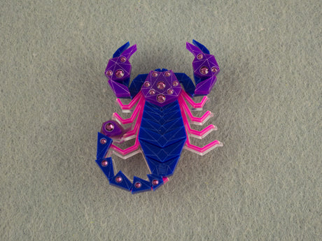 Scorpion Brooch - Nightcrawler