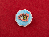 ‘I See You’ Brooch - Sky Blue