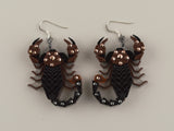 Scorpion Earrings - Capri Noir