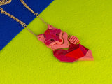 Fox Necklace - Lunar Red