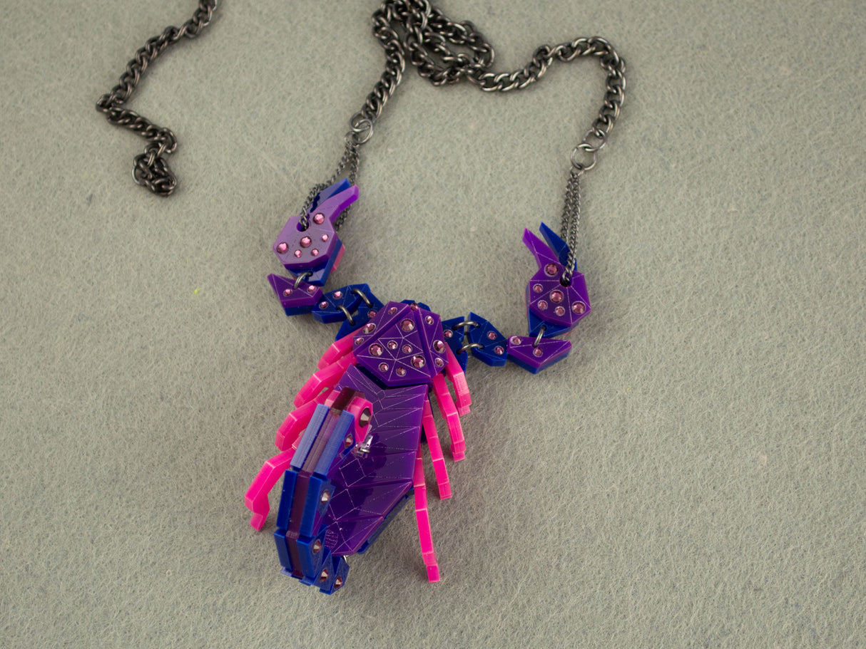 Scorpion Statement Necklace - Nightcrawler
