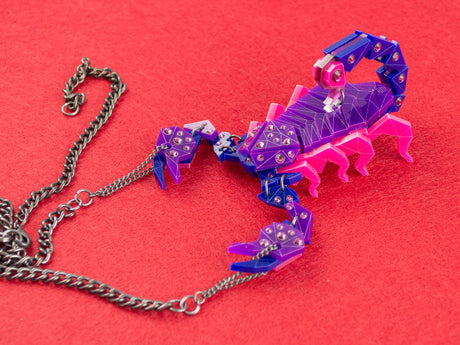 Scorpion Statement Necklace - Nightcrawler