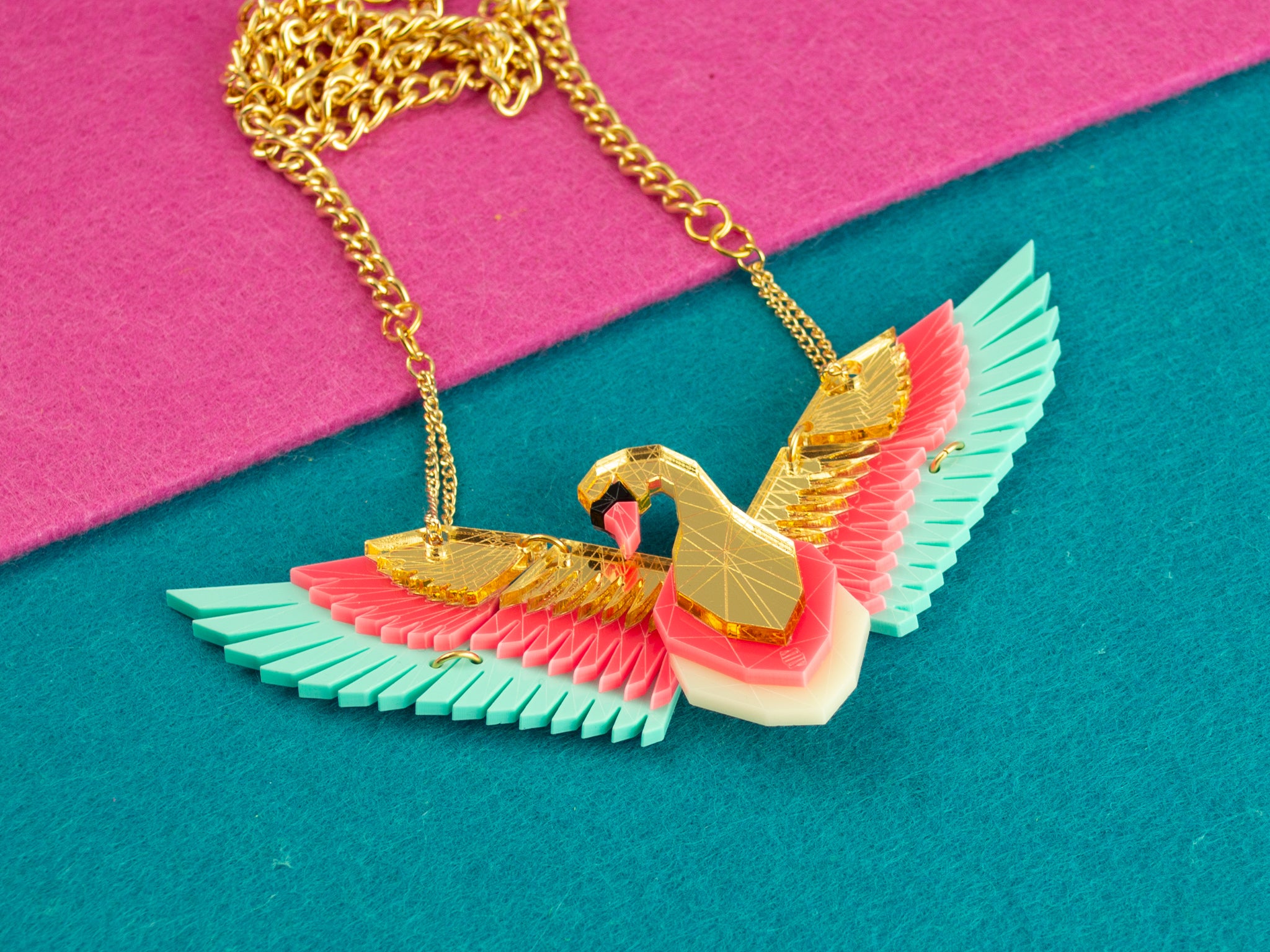 Flamingo on sale statement necklace