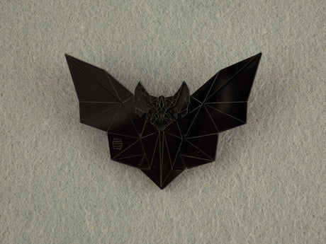 Vampire Bat Brooch - Black