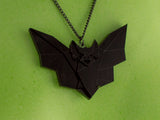 Vampire Bat Pendant - Black