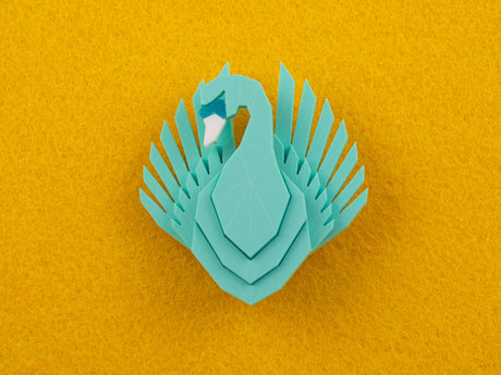 Swan Brooch - Marina