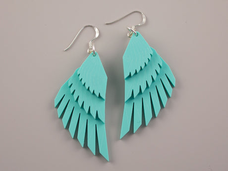 Swan Wing Earrings - Marina