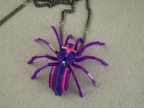 Tarantula Statement Necklace - Nightcrawler