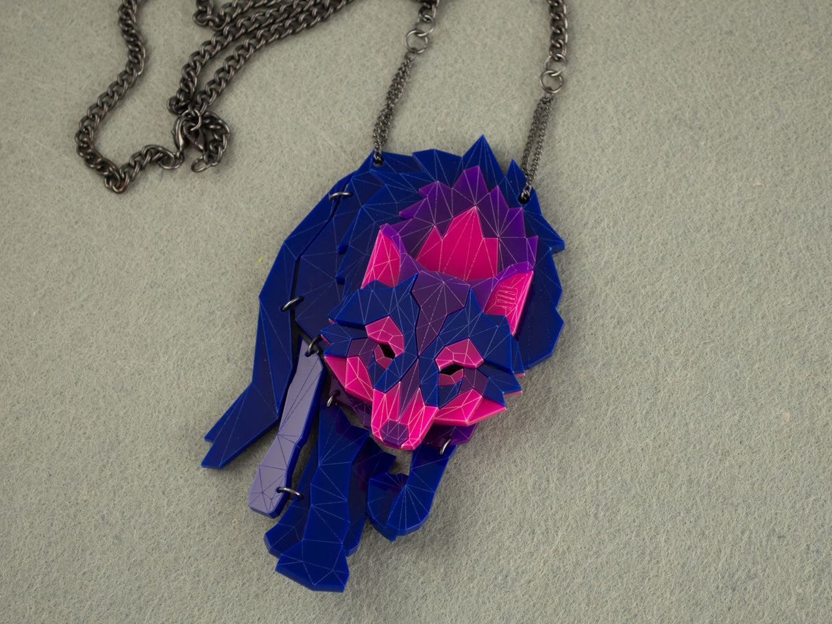 Wolf Necklace - Nightcrawler