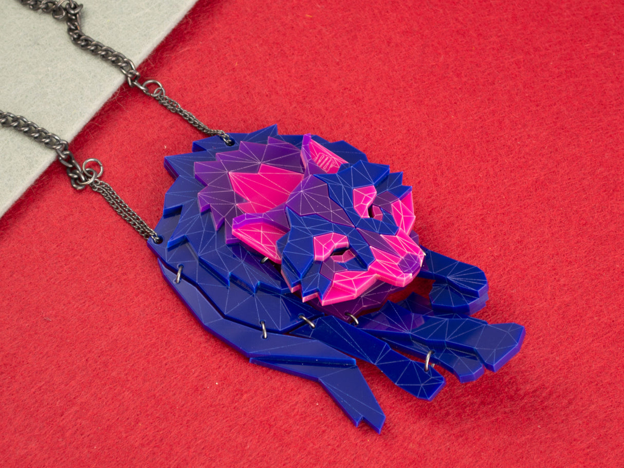 Wolf Necklace - Nightcrawler