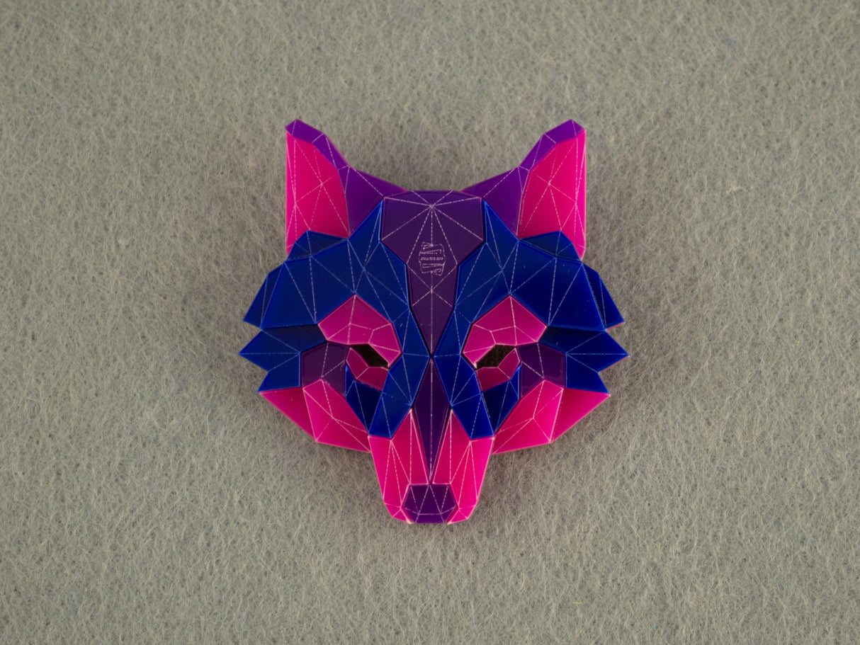 Wolf Head Brooch - Nightcrawler