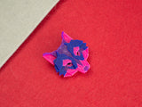 Wolf Head Brooch - Nightcrawler