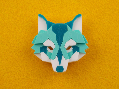Wolf Head Brooch - Marina