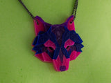 Wolf Head Necklace - Nightcrawler