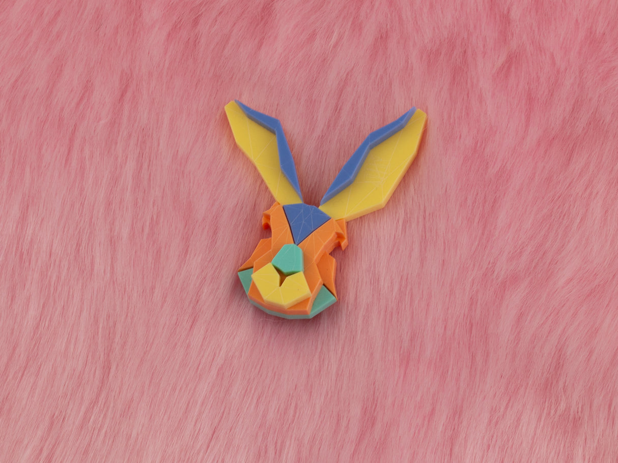 Bunny Brooch - Playtime