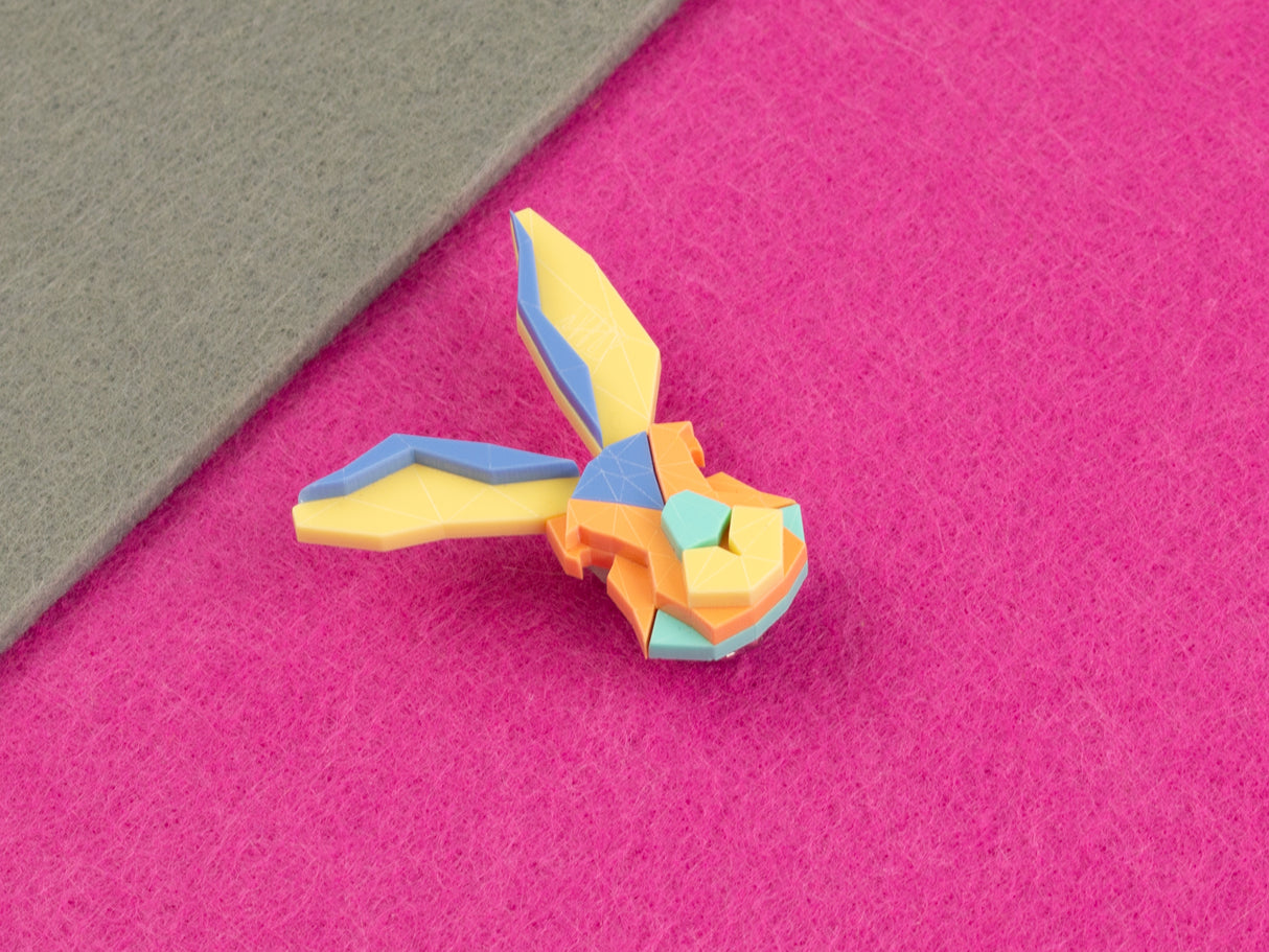 Bunny Brooch - Playtime